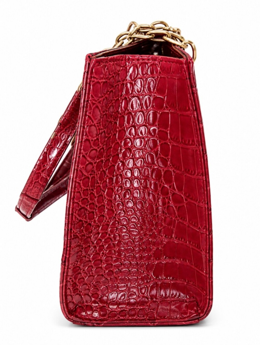 Anne Klein Coast is Clear Red Crocodile Print Womens Bag - Picture 7 of 8